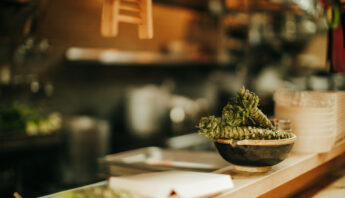 Fresh wasabi at Izakaya Rintaro